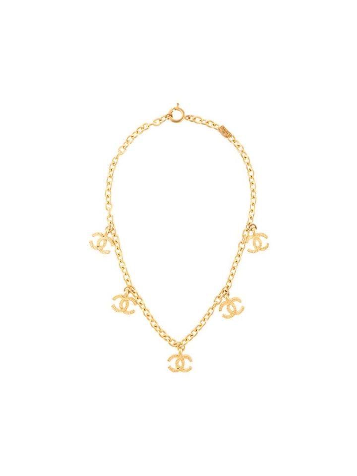 Chanel Pre-owned Cc Chain Necklace - Gold
