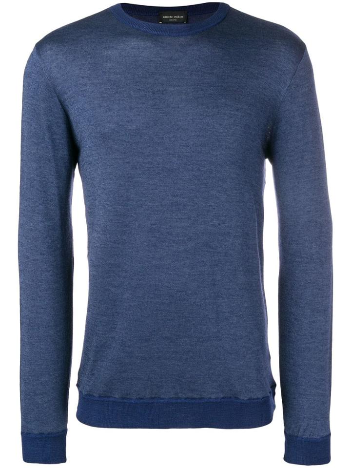 Roberto Collina Fitted Sweater - Blue
