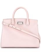 Max Mara Extra Strap Tote Bag, Women's, Pink/purple, Leather