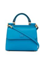 Dolce & Gabbana Small Sicily Tote - Blue