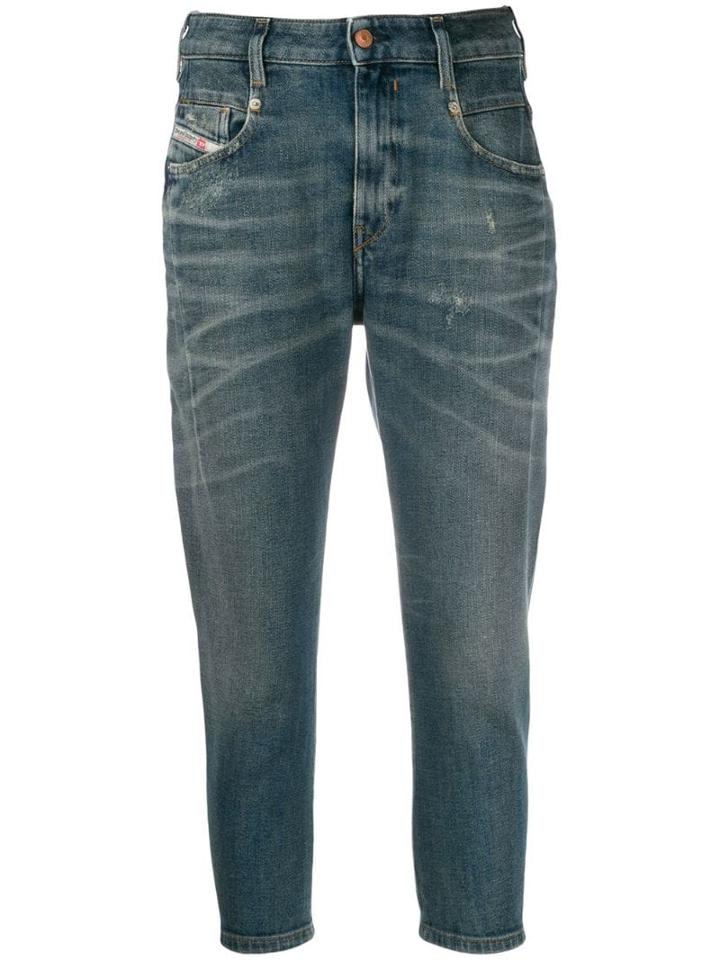 Diesel Cropped Denim Jeans - Blue