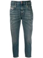 Diesel Cropped Denim Jeans - Blue