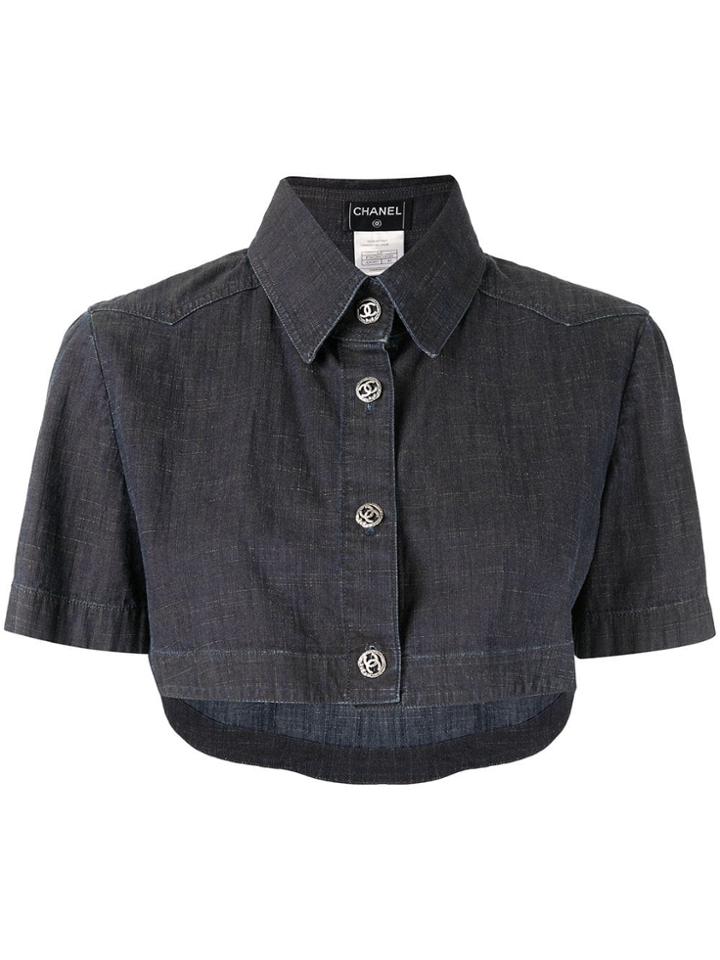 Chanel Vintage Cropped Jacket - Grey