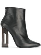 Marc Ellis Boots With Heel Cutout Detail - Black