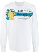 Helmut Lang Graphic Print Sweatshirt - White