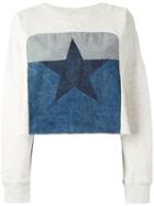 Diesel 'fane' Cropped Sweatshirt, Women's, Size: Medium, Cotton/polyester