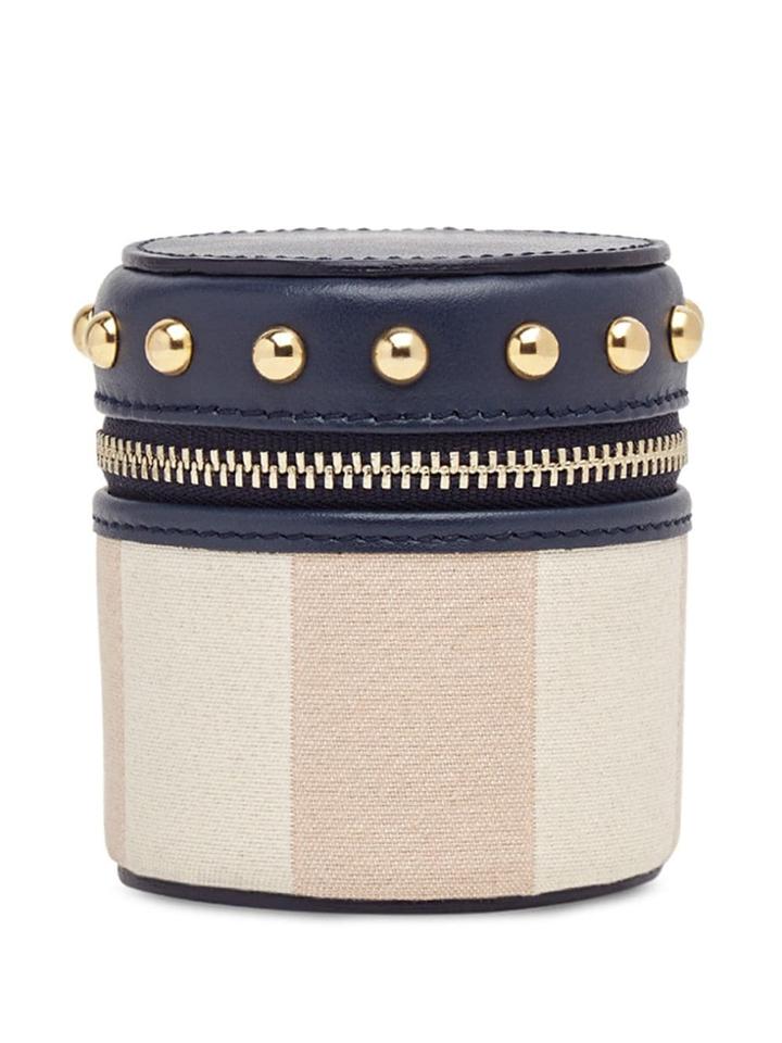 Fendi Studded Fabric Box - Black