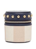 Fendi Studded Fabric Box - Black