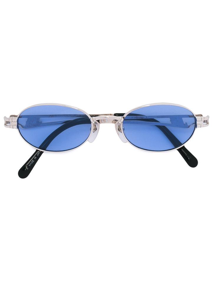 Jean Paul Gaultier Vintage Oval Frame Sunglasses, Women's, Grey