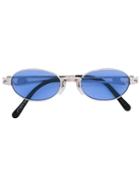 Jean Paul Gaultier Vintage Oval Frame Sunglasses, Women's, Grey