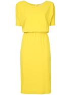 Estnation Mid Length Dress - Yellow & Orange