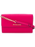 Michael Michael Kors Jet Set Travel Crossbody Bag - Pink & Purple