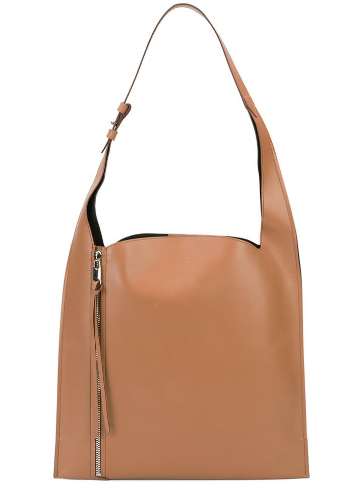 Elena Ghisellini - Shopper Tote - Women - Leather - One Size, Women's, Brown, Leather