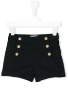 Moncler Kids - Double Breasted Shorts - Kids - Cotton/spandex/elastane - 8 Yrs, Blue