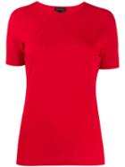 Escada Slim Fit Knitted Top - Red