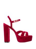 Stuart Weitzman Platform Sandals - Red