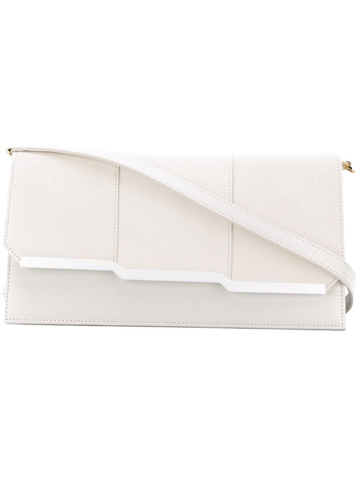 Me Moi - Molly Shoulder Bag - Women - Leather/suede - One Size, White, Leather/suede
