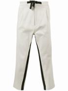 Var/city - Striped Cropped Trousers - Men - Cotton/polyester/spandex/elastane - 50, Nude/neutrals, Cotton/polyester/spandex/elastane