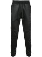 Loveless Tapered Tracksuit Bottoms - Black