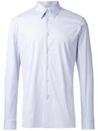 Jil Sander Pointed Collar Shirt, Men's, Size: 40, Blue, Cotton/polyamide/spandex/elastane
