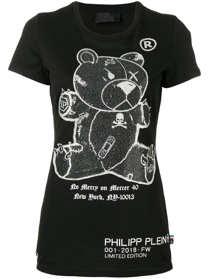 Philipp Plein Pets Teddy Bear T-shirt - Black