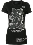 Philipp Plein Pets Teddy Bear T-shirt - Black
