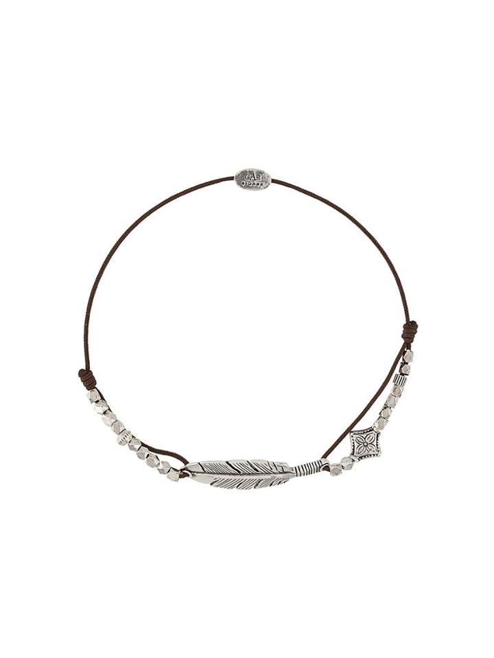 Gas Bijoux Penna Feather Bracelet - Silver