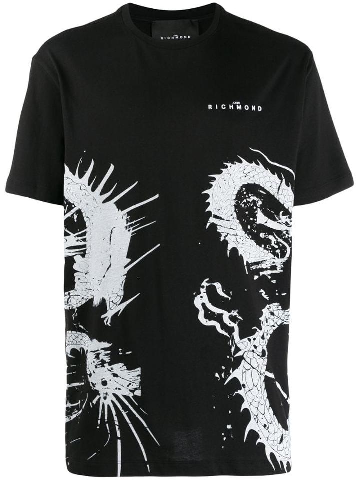 John Richmond Ormes Printed T-shirt - Grey