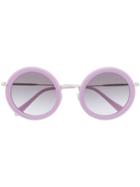 Miu Miu Eyewear Round-shape Sunglasses - Purple