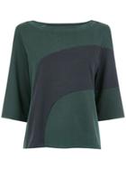 Alcaçuz Panelled Finalista Blouse - Green