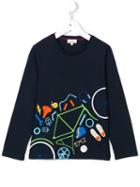 Paul Smith Junior Bicylce Print T-shirt, Boy's, Size: 10 Yrs, Blue