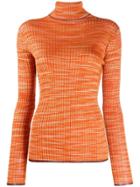 M Missoni Slub Lurex Sweater - Orange