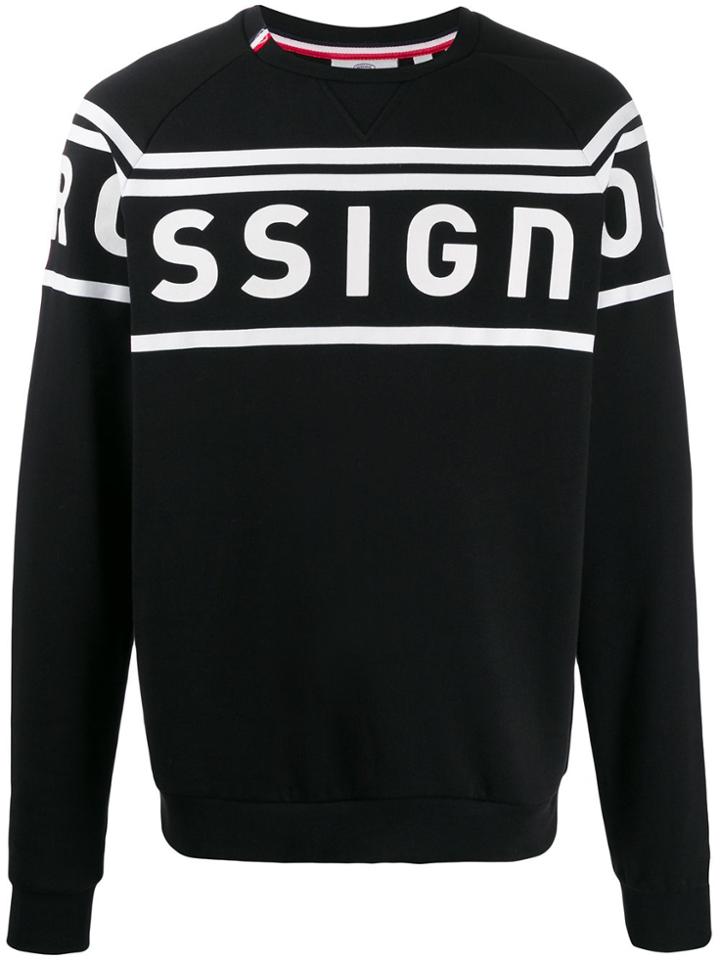 Rossignol Two-tone Logo Print Sweatshirt - Black