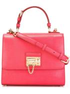 Dolce & Gabbana Small Monica Tote, Women's, Pink/purple, Calf Leather