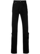 Givenchy Destroyed Cuban Fit Jeans - Black