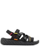 Giuseppe Zanotti Cross-strap Zip Detail Sandals - Black