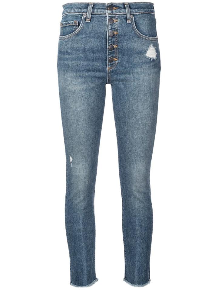 Veronica Beard High-rise Skinny Jeans - Blue