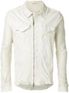 Giorgio Brato Chest Pockets Leather Jacket - White