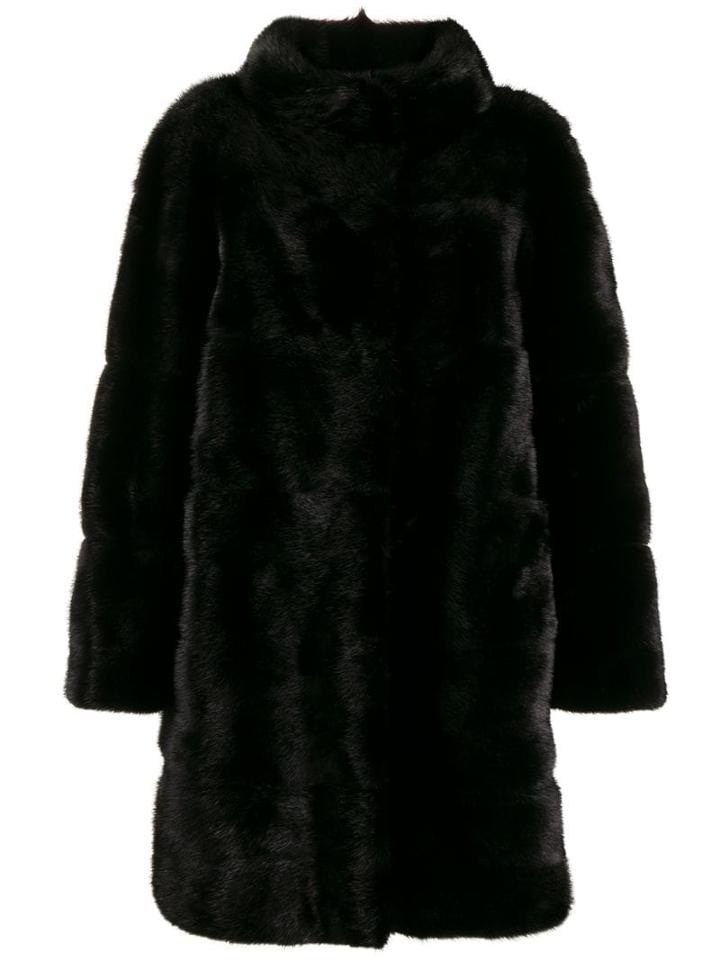 Simonetta Ravizza Mid-length Coat - Black