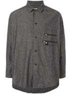 Issey Miyake Pre-owned 1980's Sports Line Gathered Back Shirt - Grey