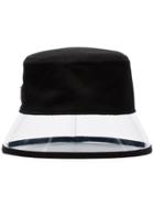 Prada Transparent Panel Bucket Hat - Black