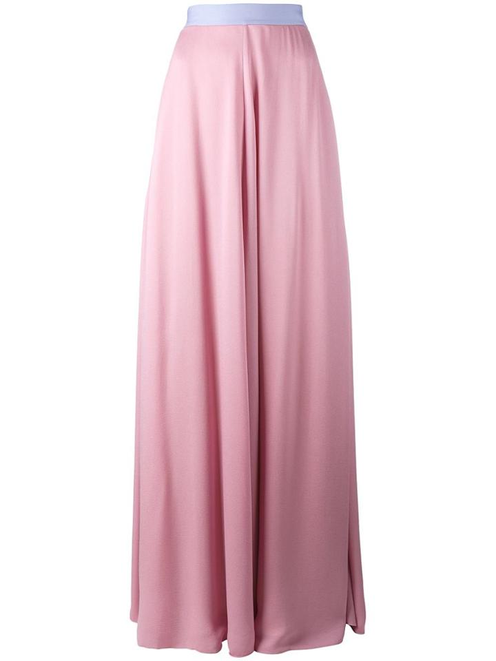 Rick Owens Flared Hem Skirt - Pink & Purple