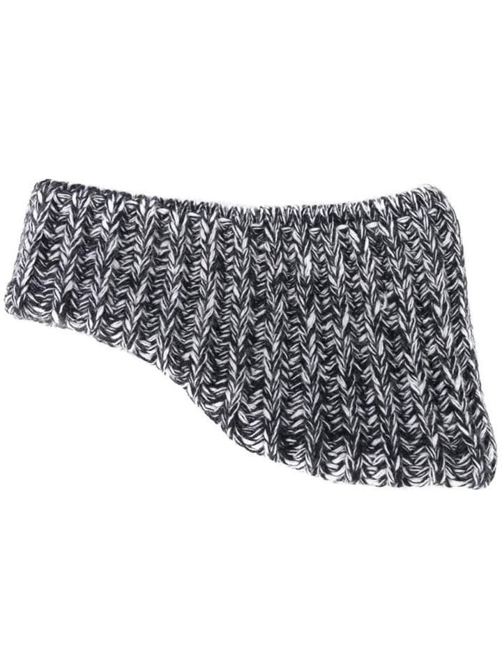 Plan C Knitted Hairband - Black