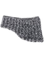 Plan C Knitted Hairband - Black