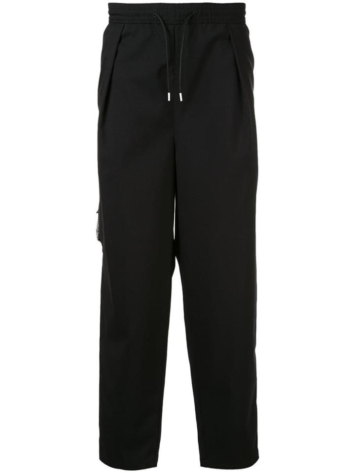 Yoshiokubo Theif Tuck Track Trousers - Black