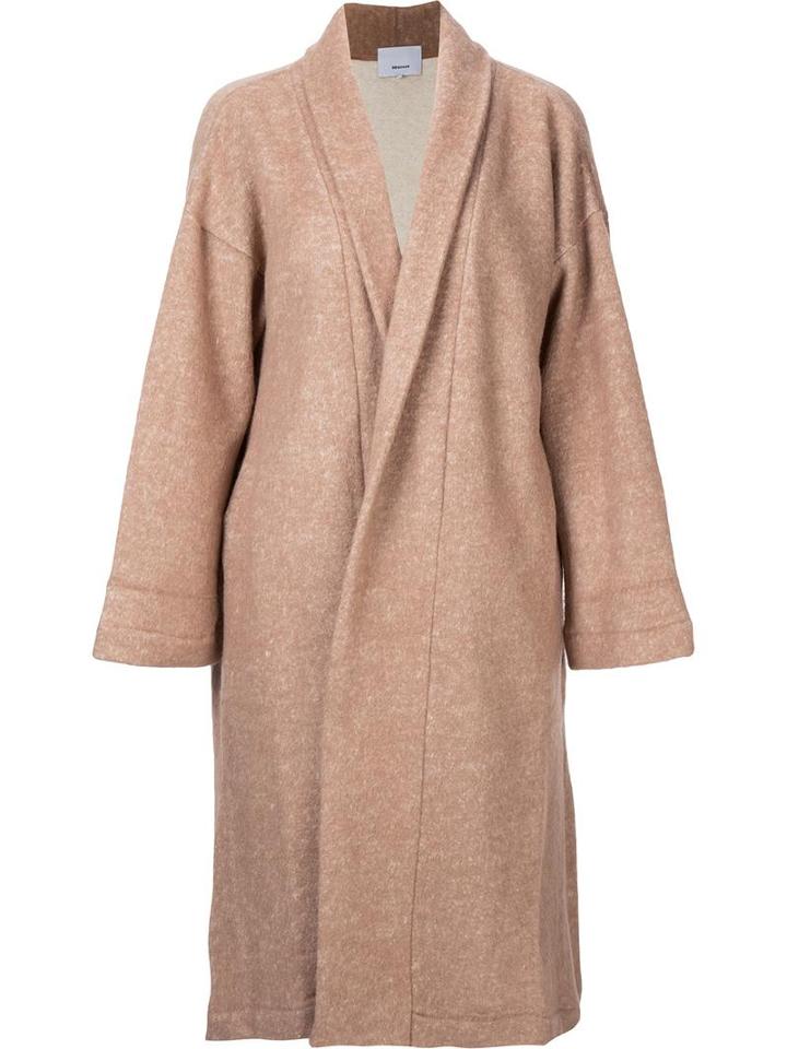 08sircus Oversized Coat, Women's, Size: 0, Brown, Wood/nylon/mohair/wool