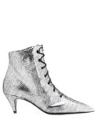 Saint Laurent Kiki Boots - Silver
