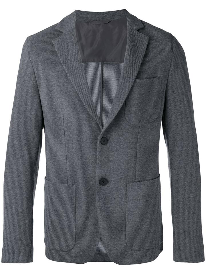 Boss Hugo Boss Classic Blazer, Men's, Size: 52, Grey, Polyamide/cotton/spandex/elastane/polyester