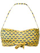 Mc2 Saint Barth - Libra Bikini Top - Women - Polyimide - S, Yellow/orange, Polyimide