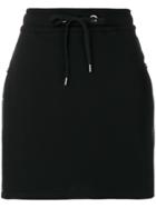 Versus Side Zip Logo Skirt - Black